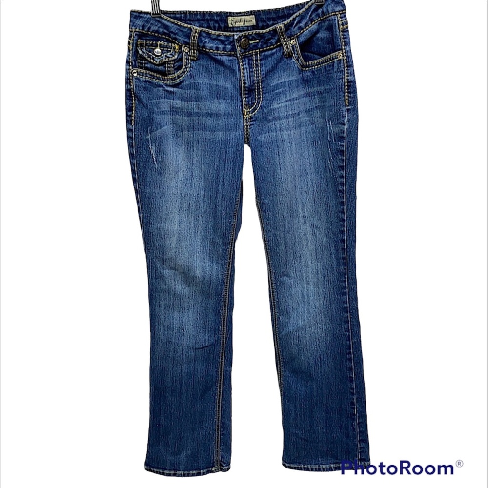 Earl Jeans Straight Cut Light Distress